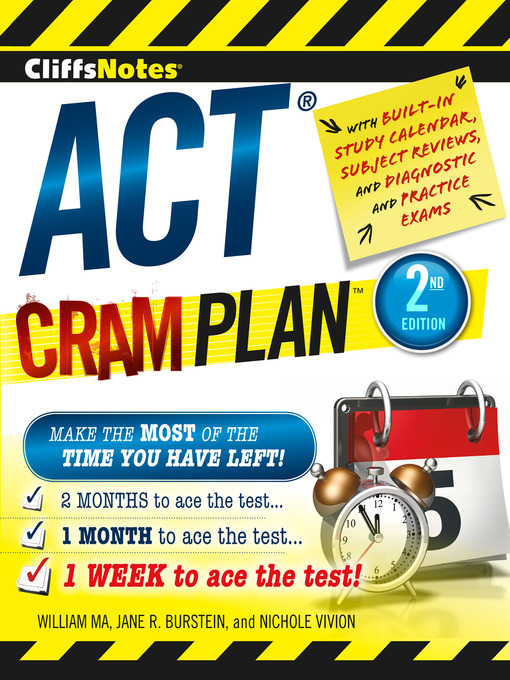 Title details for CliffsNotes ACT Cram Plan by Jane R. Burstein - Available